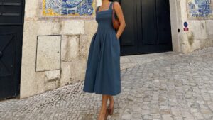robe bleu