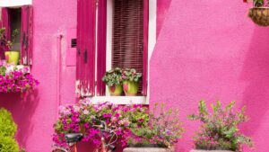 Maison rose