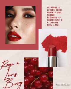 rouge à levres berry